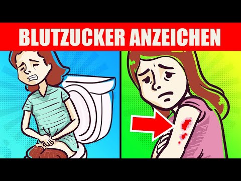 10 Zeichen  dass dein Blutzucker hoch ist & 5 Diabetes Symptome