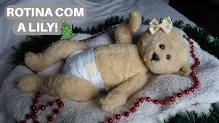 ROTINA DA MANHÃ COM A BEBÊ URSA LILY!