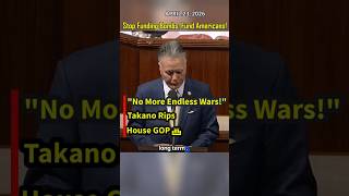 Republicans Block War Vote—Takano Responds! 🚫