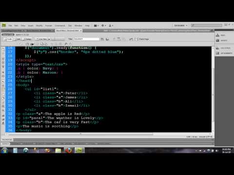 jQuery Easy Tutorial - Explaination with Examples