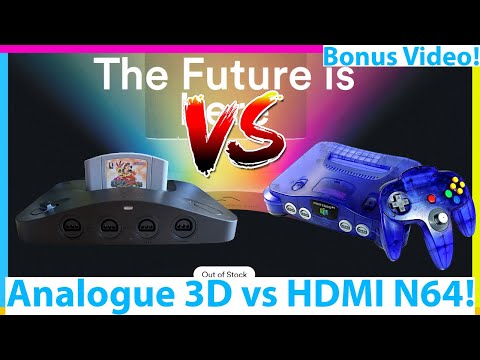 Analogue 3D vs Nintendo 64! Analogue 3D Gameplay Comparison Bonus Video