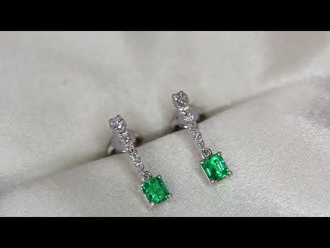 Orecchini a pendente con diamanti in degradè “Calodyne” Video