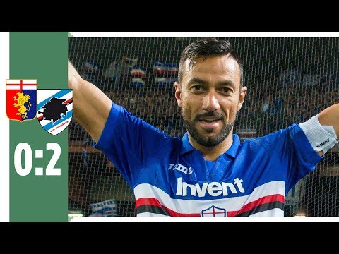 FC Genua - Sampdoria Genua 0:2 / Tolles Tor von Quagliarella macht Derbysieg perfekt