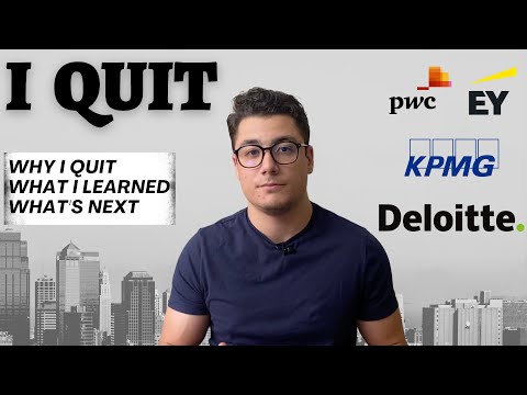 Why I Quit My Big 4 Audit Career