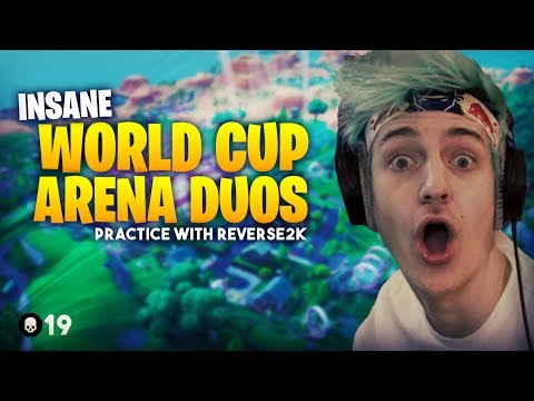 HUGE 19 Elim Arena Duos Win! World Cup Practice With Reverse2k