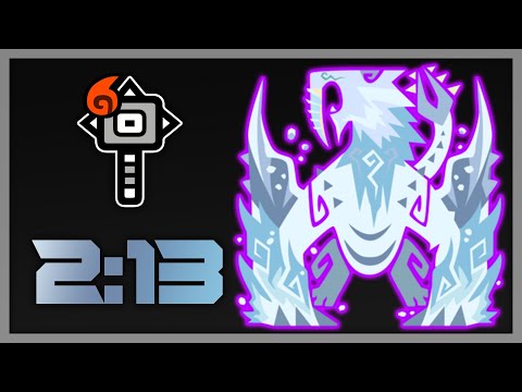 Frostfang Barioth - Solo Hammer 2:13 | MHW Iceborne | Slugger 5 Build