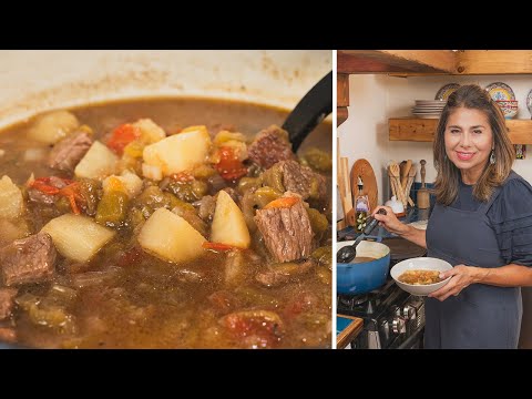 COOK WITH ME: GREEN CHILE STEW/Simple Recipe Made With Hatch Green Chile