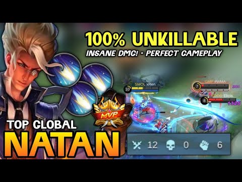 100% UNKILLABLE! NATAN BEST BUILD 2021 | TOP GLOBAL NATAN GAMEPLAY | MOBILE LEGENDS✓