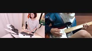 SCANDAL - 下弦の月 (Kagen no tsuki) guitar, drum cover