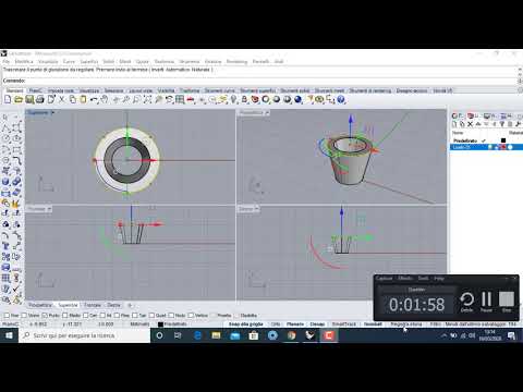 Rhinoceros Tutorial#11 Studio di un Griffe