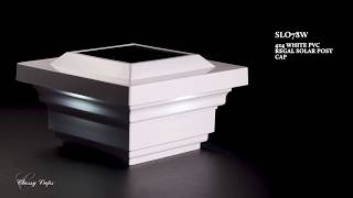 Watch A Video About the Regal White Outdoor Solar LED Post Cap