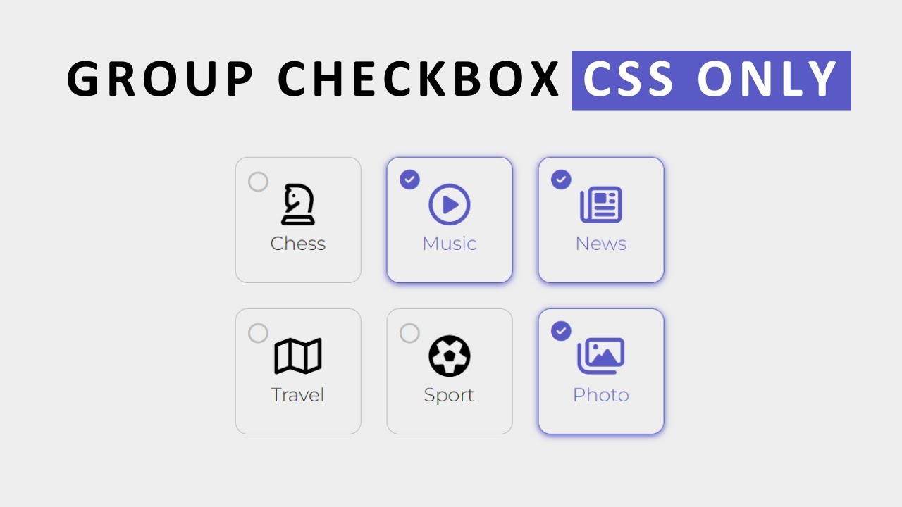 Custom Checkbox CSS Only | Styling Checkbox | CSS Tutorial