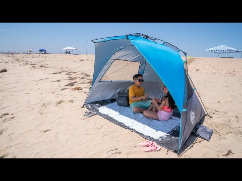E-Z UP® Wedge™ Beach & Sport Tent - Cool, Quick, Compact
