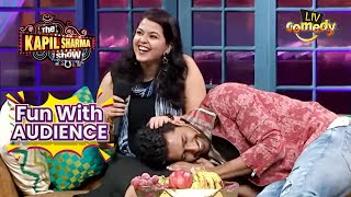 Vicky Kaushal Sleeps On His 'Girl Fans' Lap | The Kapil Sharma Show | Fun With Audience