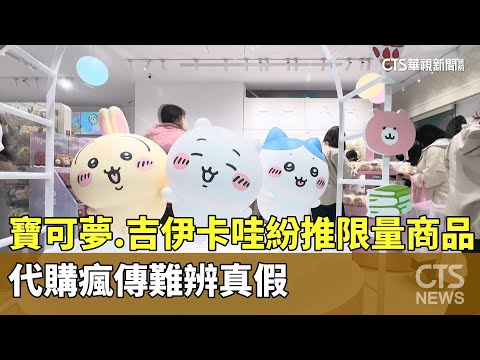 寶可夢.吉伊卡哇紛推限量商品　代購瘋傳難辨真假
