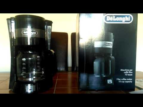Delonghi icm15210 filter coffee maker review.