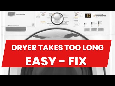 ✨ GAS DRYER TAKES TOO LONG TO DRY The Clothes - EASY FIX ✨