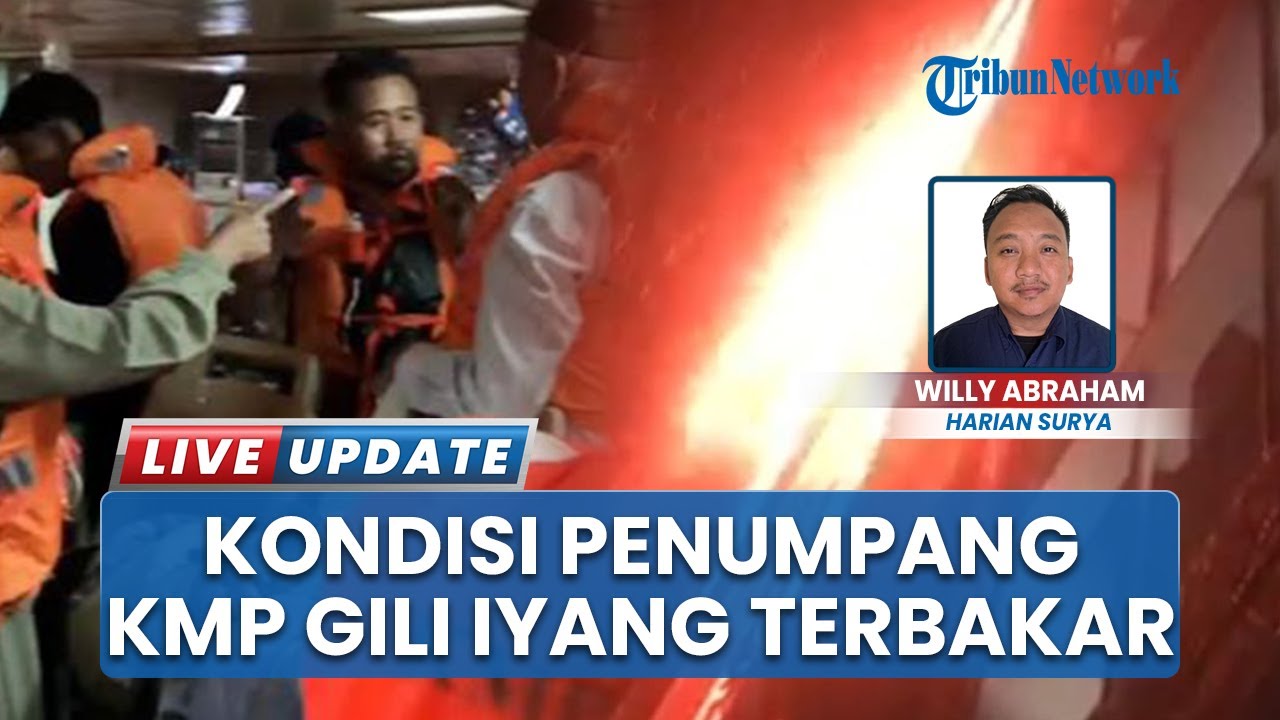 220 Penumpang & 62 Kendaraan Diselamatkan dalam Kebakaran KMP Gili Iyang saat Perjalanan ke Bawean