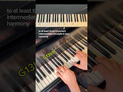 Video thumbnail: This little moment holds a key to at least three important intermediate concepts in jazz harmony.
