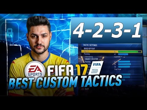 FIFA 17 BEST FORMATIONS 4-2-3-1 TUTORIAL - BEST CUSTOM TACTICS & INSTRUCTIONS / HOW TO PLAY 4-2-3-1