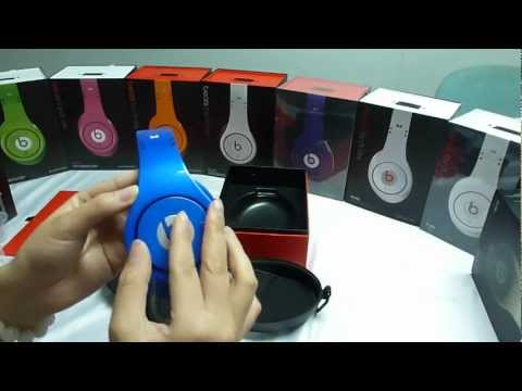 Monster Beats By. Dre  BLUE STUDIO Noise Canceling Headphones---Flydream