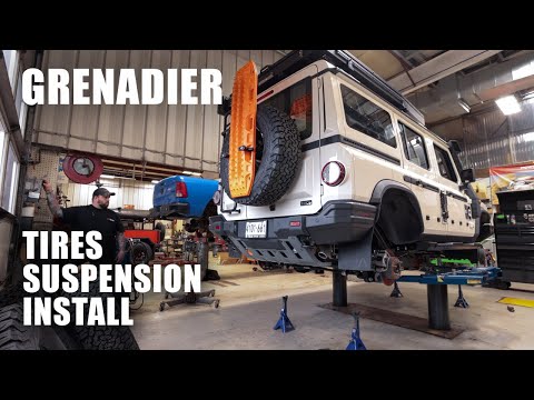 This BRAND NEW Ineos Grenadier Gets Overland Ready - Suspension and Tire Upgrade