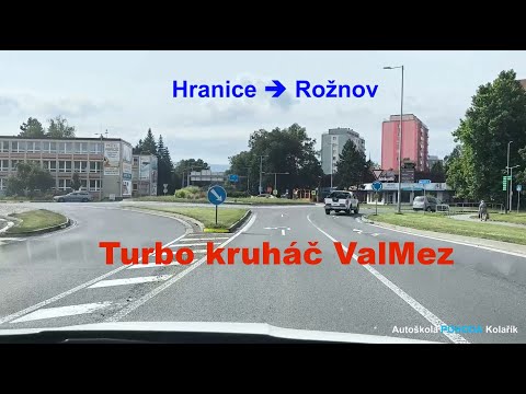Turbo kruhový objezd Valašské Meziříčí: Hranice - Rožnov