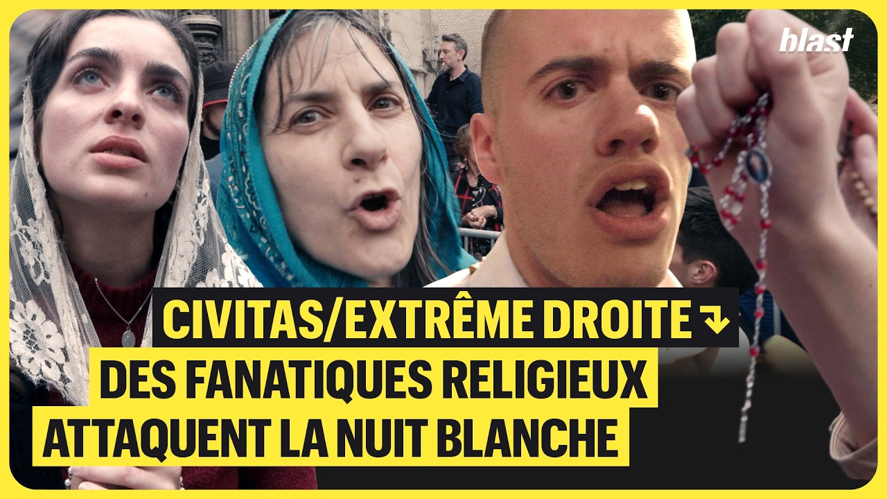 Illustration: Nuit Blanche : des militants de Civitas agressent des élus et bloquent une exposition