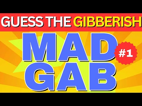 Mad Gab (Part 1) | Guess The Gibberish | Can You Decode the Crazy Phrases? | Brain Break