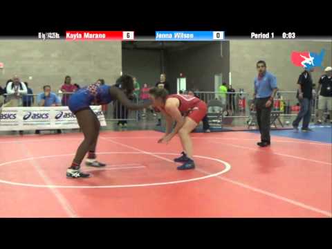 FILA Cadet 65 kg / 143.25 lbs. - Kayla Marano vs. Jenna Wilson