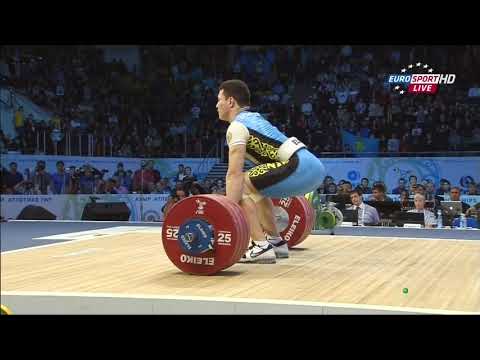 Zhassulan Kydyrbayev (94 kg) Clean & Jerk 229 kg - 2014 World Weightlifting Championships