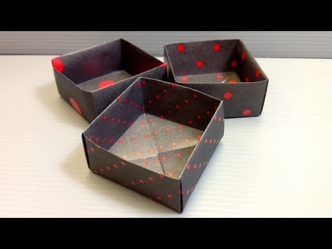 Free Origami Paper – Print Your Own! – Polka Dots on Black