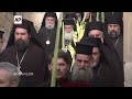 Greek-Orthodox Patriarch of Jerusalem leads Orthodox Palm Sunday procession - Video