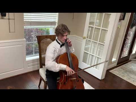 Connor Taylor (of CelloRoad) performs Concerto in C Major (Mvt I) by Haydn for All Region