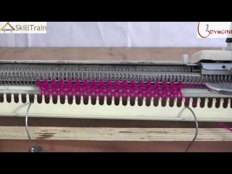 Learn to Use the Hand Knitting Machine