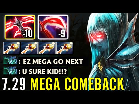 CRAZY DESO Lvl4 +4x Rapier Phantom Assasin Throne Mega Defense Imba WTF Comeback 7.29 Dota 2 Pro