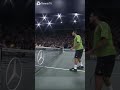 Tsonga And Roddick Start Mini Tennis Game Mid-Match! ?