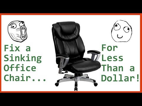 image-Why does my adjustable chair keep sinking?