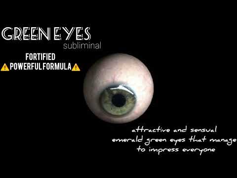 ⚠️one of the strongest eye color subliminals you've ever heard GREEN EYES // POWERFUL SUBLIMINAL