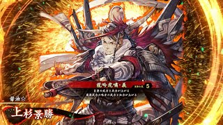英傑大戦　竜騎馬単vs景虎鶴姫［旅人］