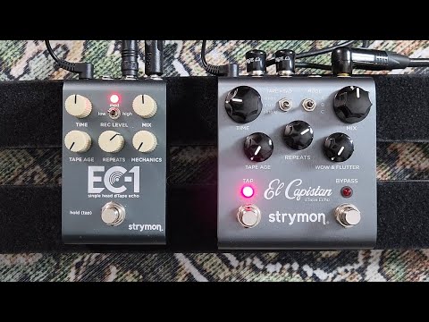Strymon EC-1 vs. Strymon El Capistan (can they sound the same?)