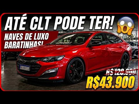 ATÉ CLT PODE TER? 5 NAVES DE LUXO QUE ERAM CARAS E HOJE CUSTAM MENOS QUE KWID pra VC PAGAR DE RICO