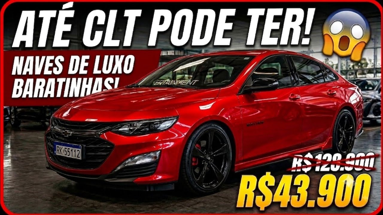 ATÉ CLT PODE TER? 5 NAVES DE LUXO QUE ERAM CARAS E HOJE CUSTAM MENOS QUE KWID pra VC PAGAR DE RICO