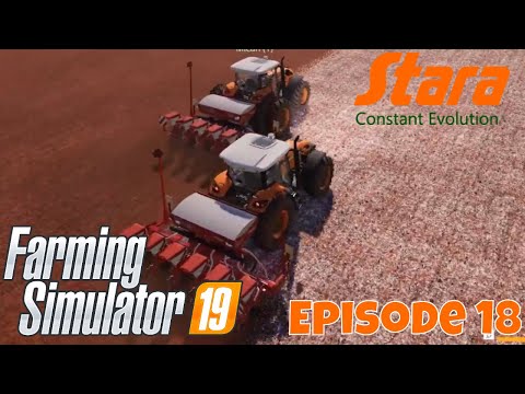 Farming Simulator 19 | Stara Cotton Farm | EP-18 | Sewing in Formation