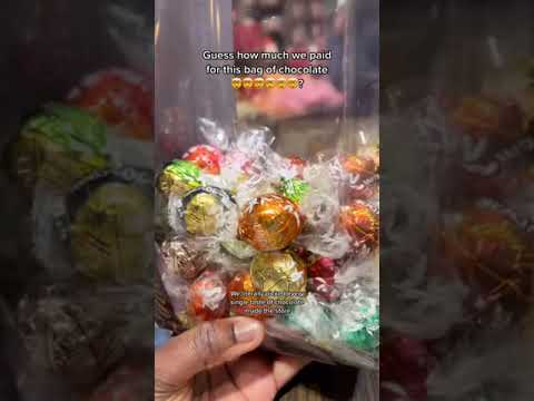 Guess how much I paid for this bag of Lindt chocolate?