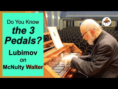 Alexei Lubimov on McNulty fortepiano Walter with Black Keyboard & Knee Lever