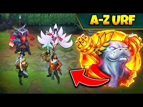 PLAYING EVERY CHAMPION IN URF MODE! (A-Z URF EPISODE 1)