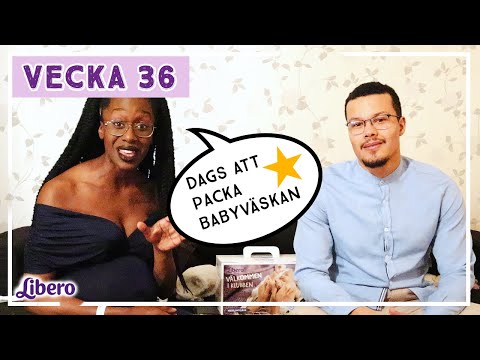 Vi packar babyväskan! - Rachell Jean-Simon vecka 36