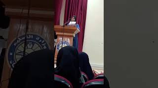 كلمة رئيسة قسم الحاسوب أ.امل امحمد الصويعي في افتتاح المعرض الالكتروني الرابع لقسم الحاسوب