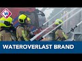 Enorme hoeveelheden water bij grote brand in Den Haag - OMROEP WEST